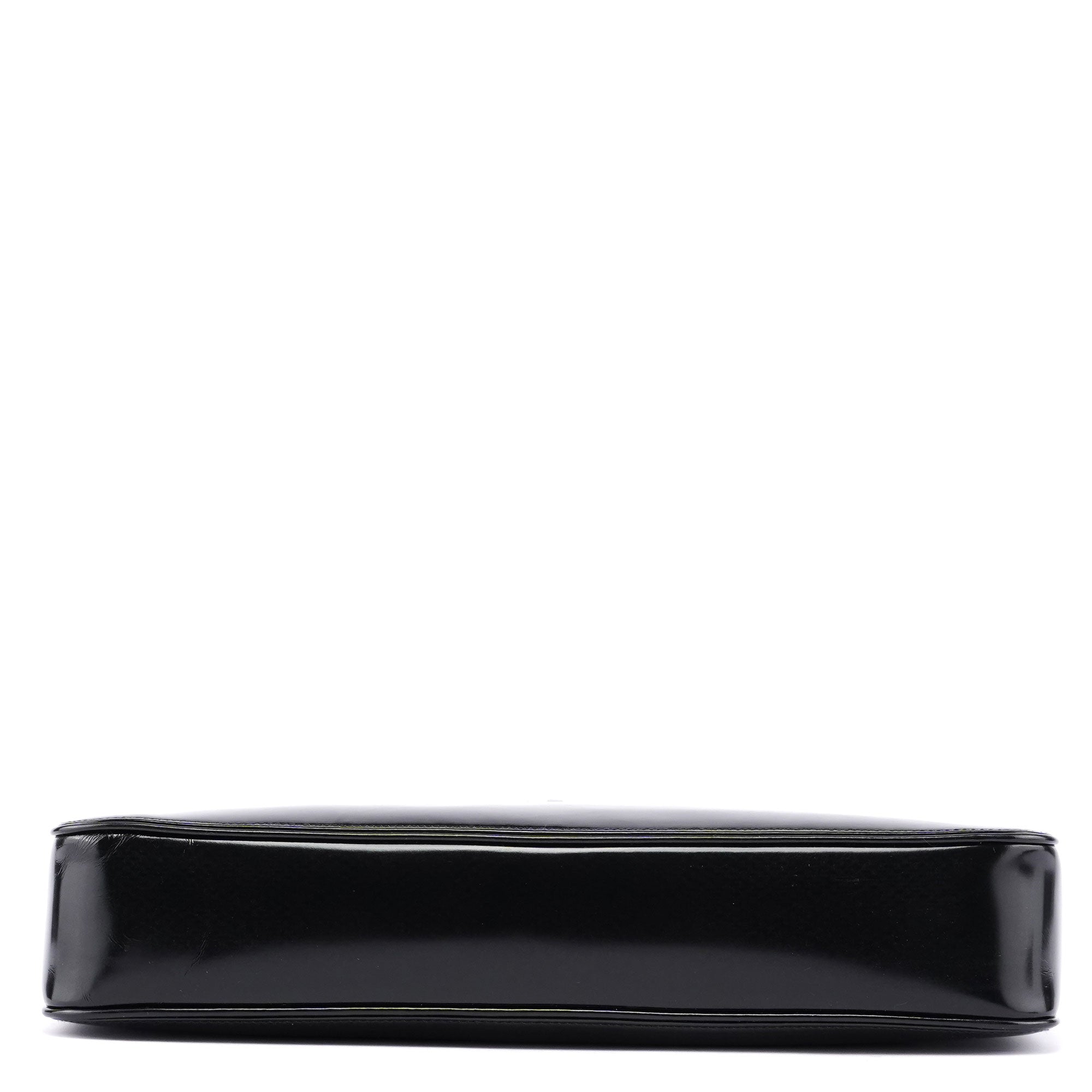 Black Patent Leather Jackie Tote