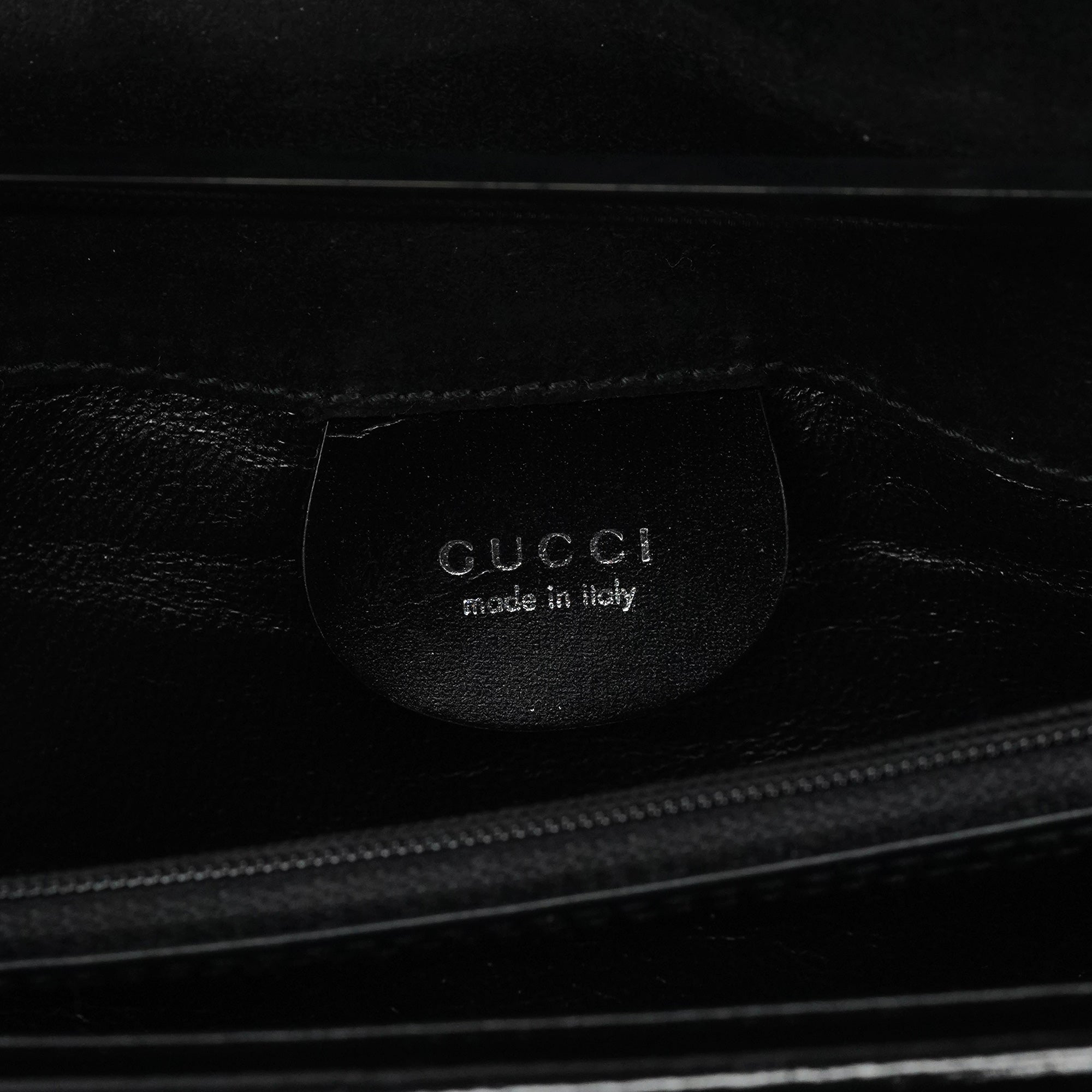 Black Patent Leather Metal Handle Bag