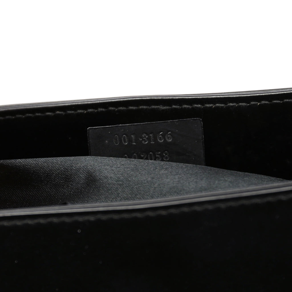 Black Patent Leather Shoulder Bag