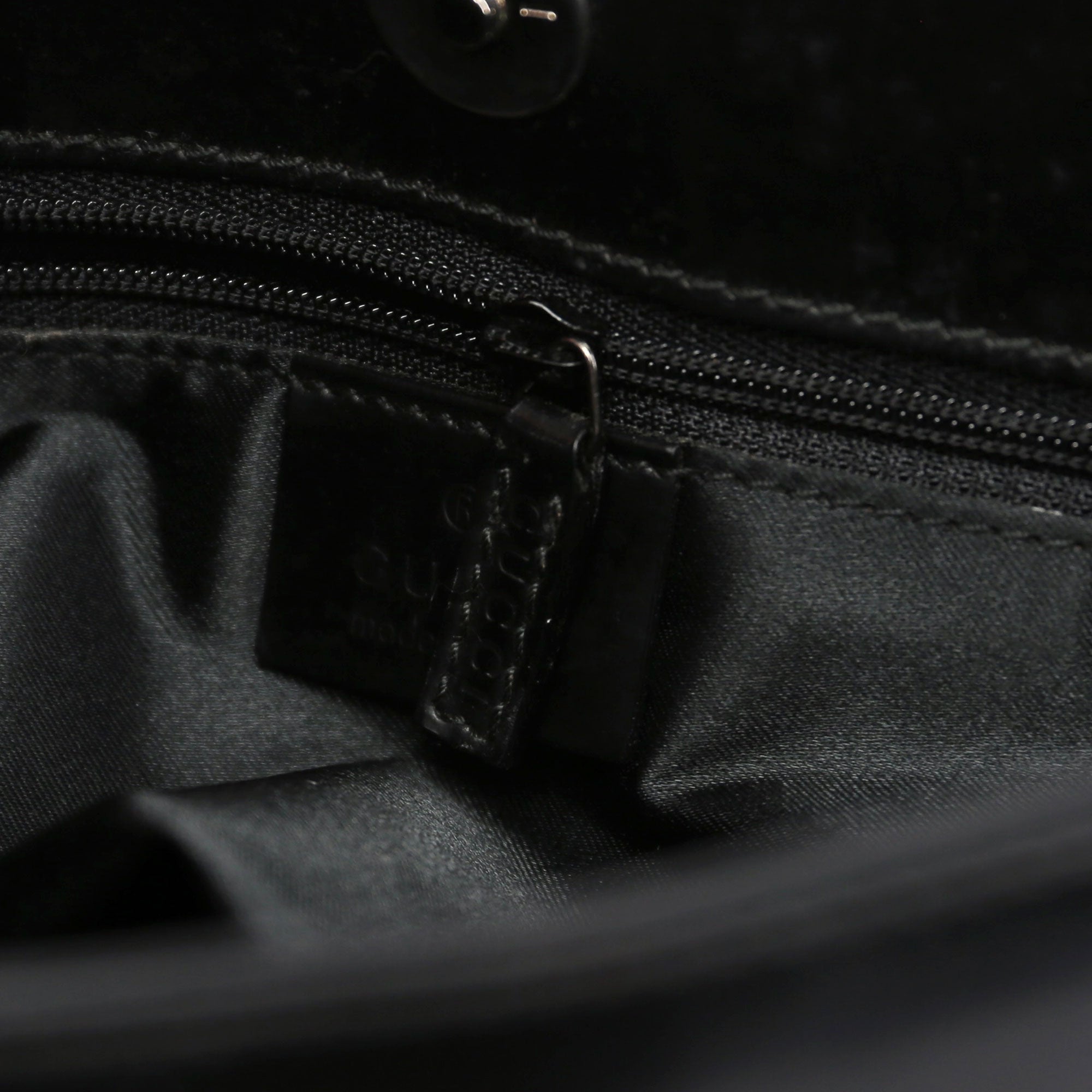 Black Patent Leather Shoulder Bag