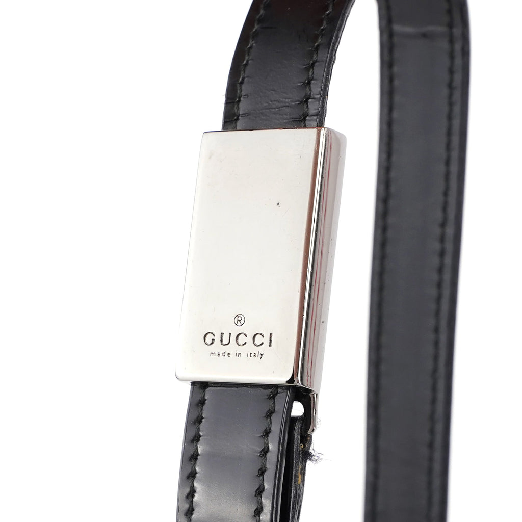 Black Patent Leather Shoulder Bag