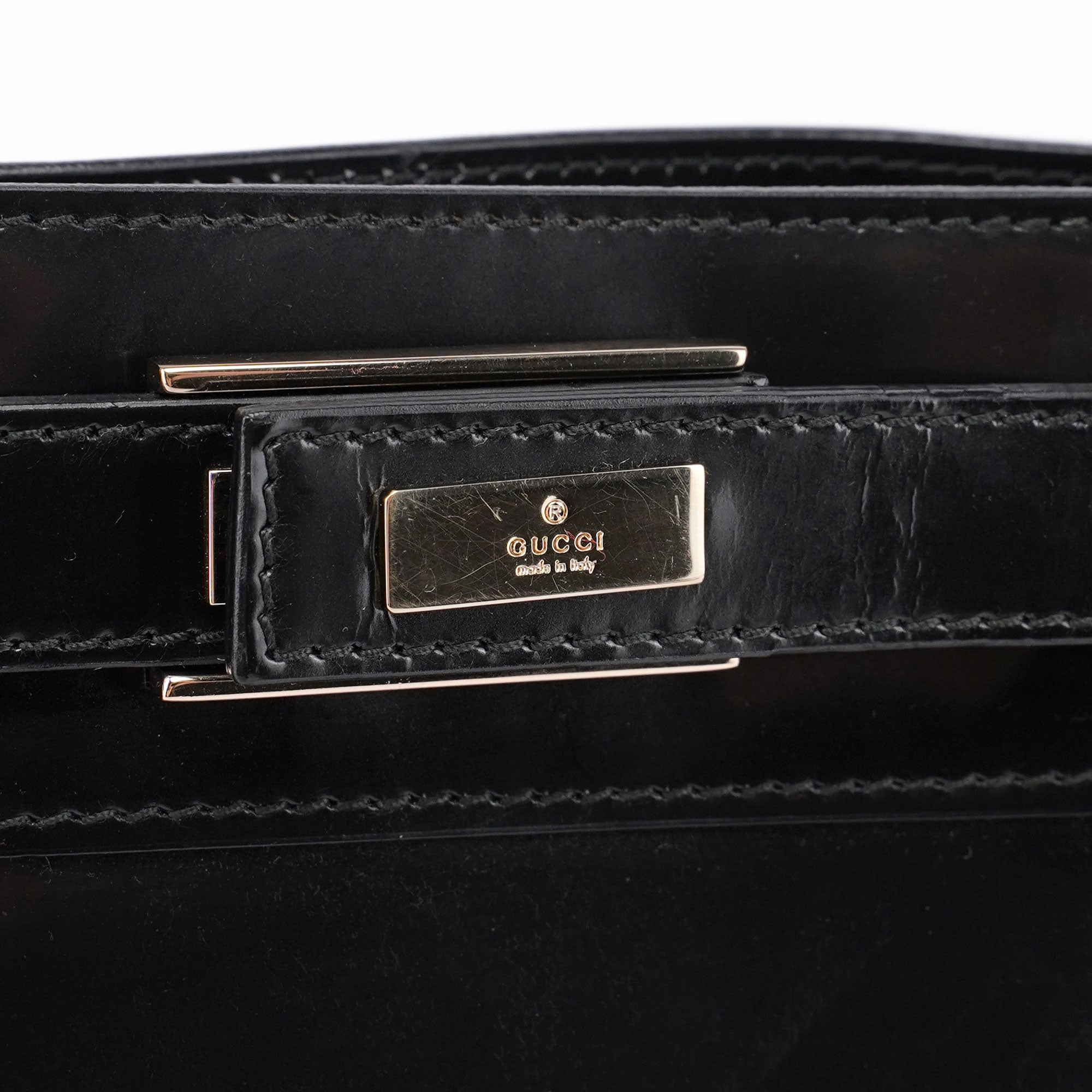Black Patent Leather Tote