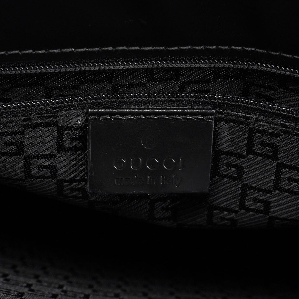 Black Patent Leather Tote