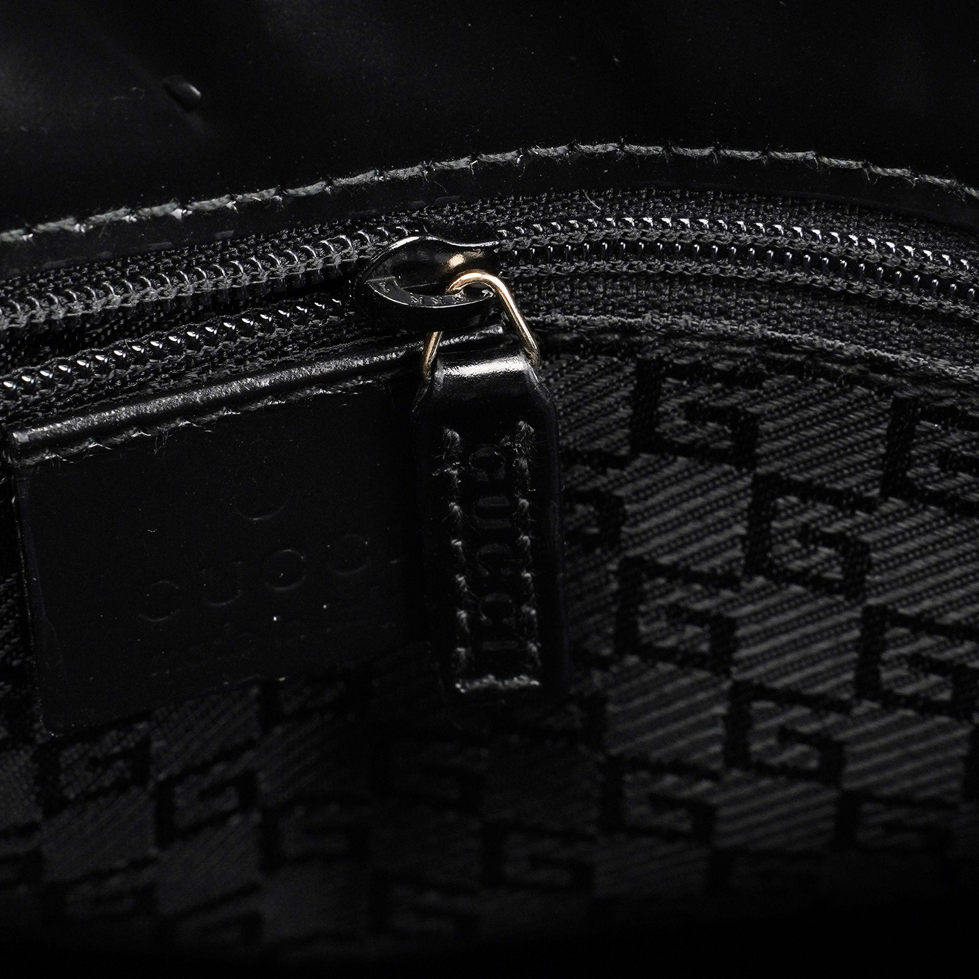 Black Patent Leather Tote