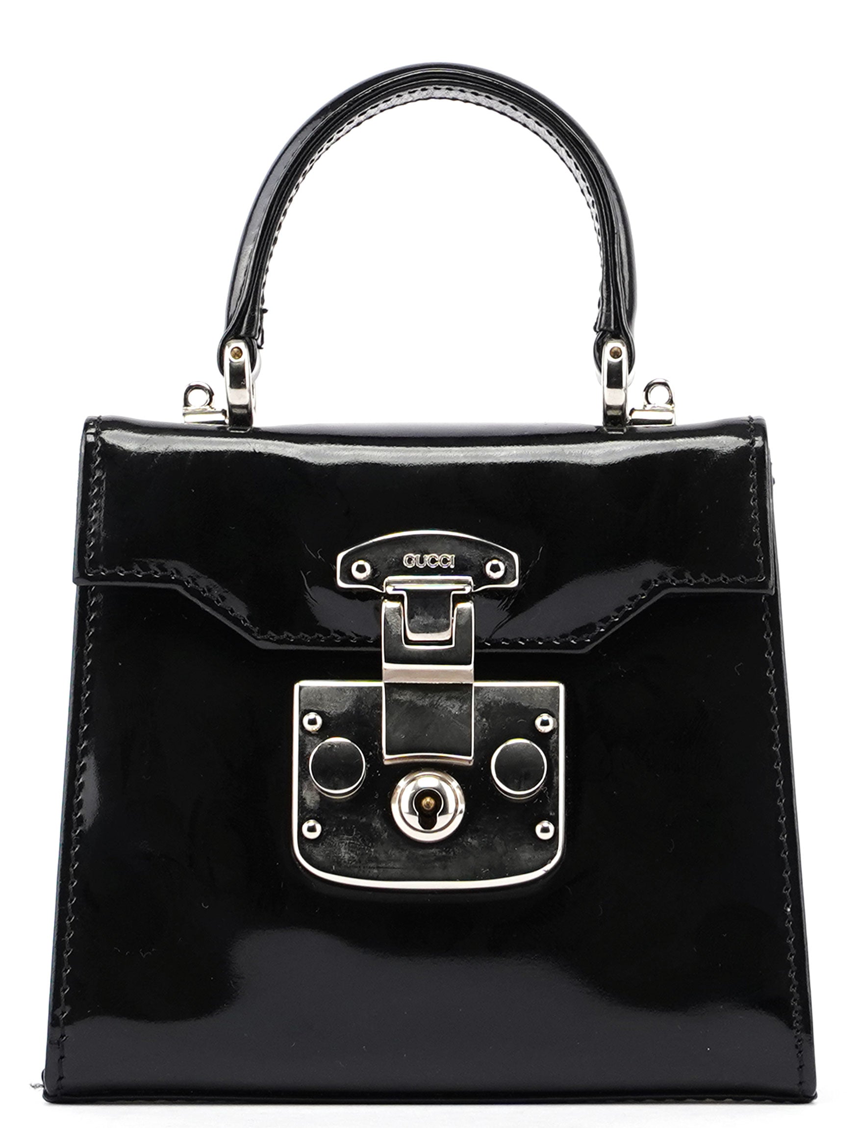 Black Patent Micro Ladylock