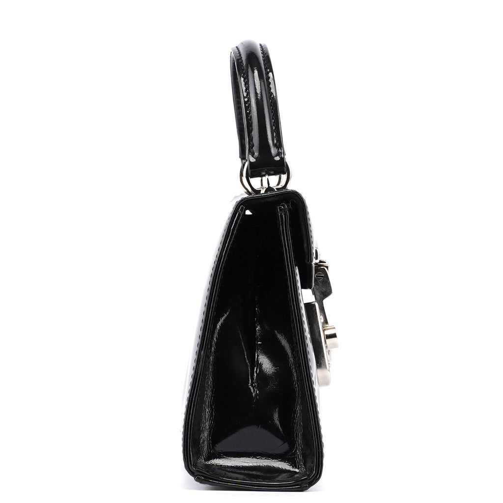 Black Patent Micro Ladylock