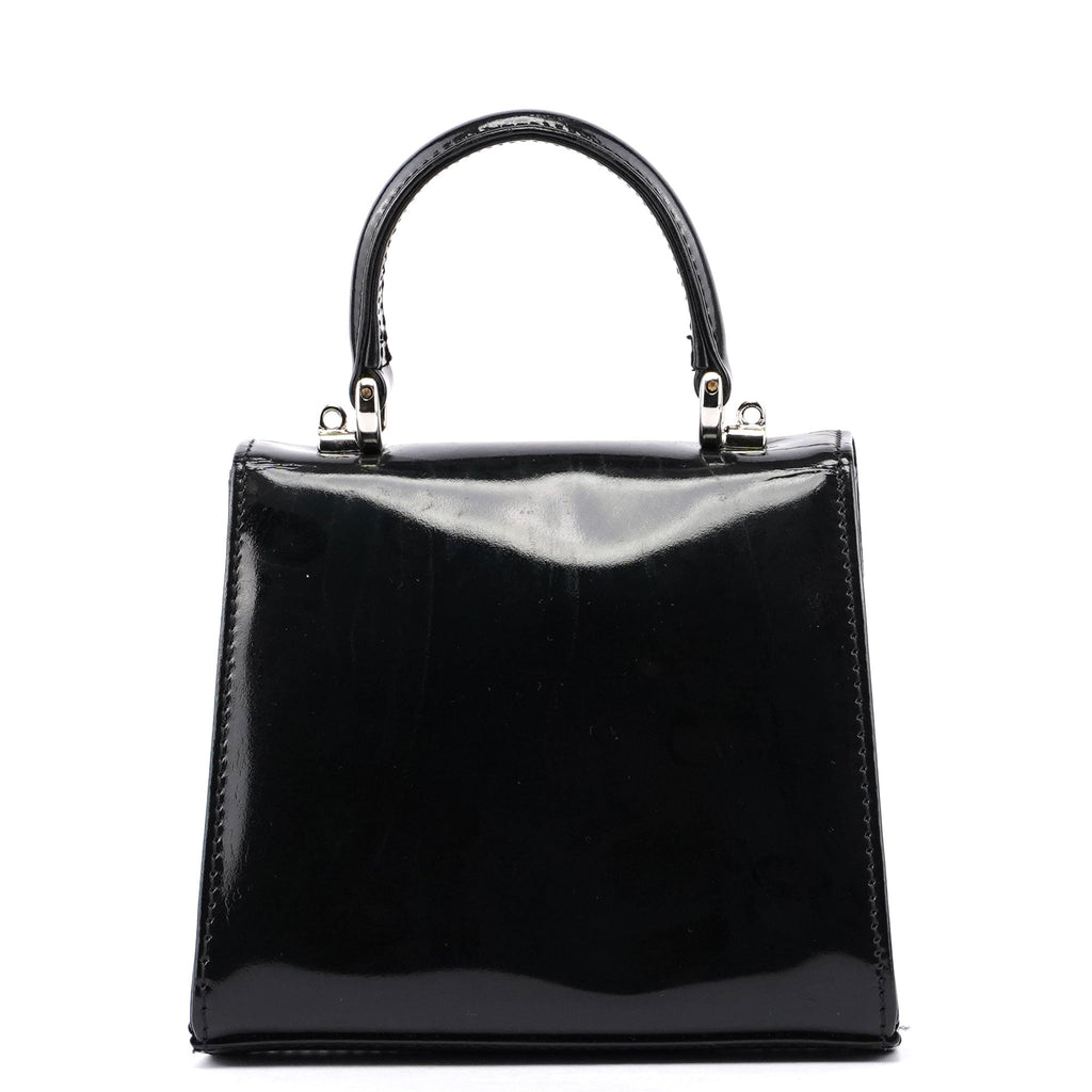 Black Patent Micro Ladylock