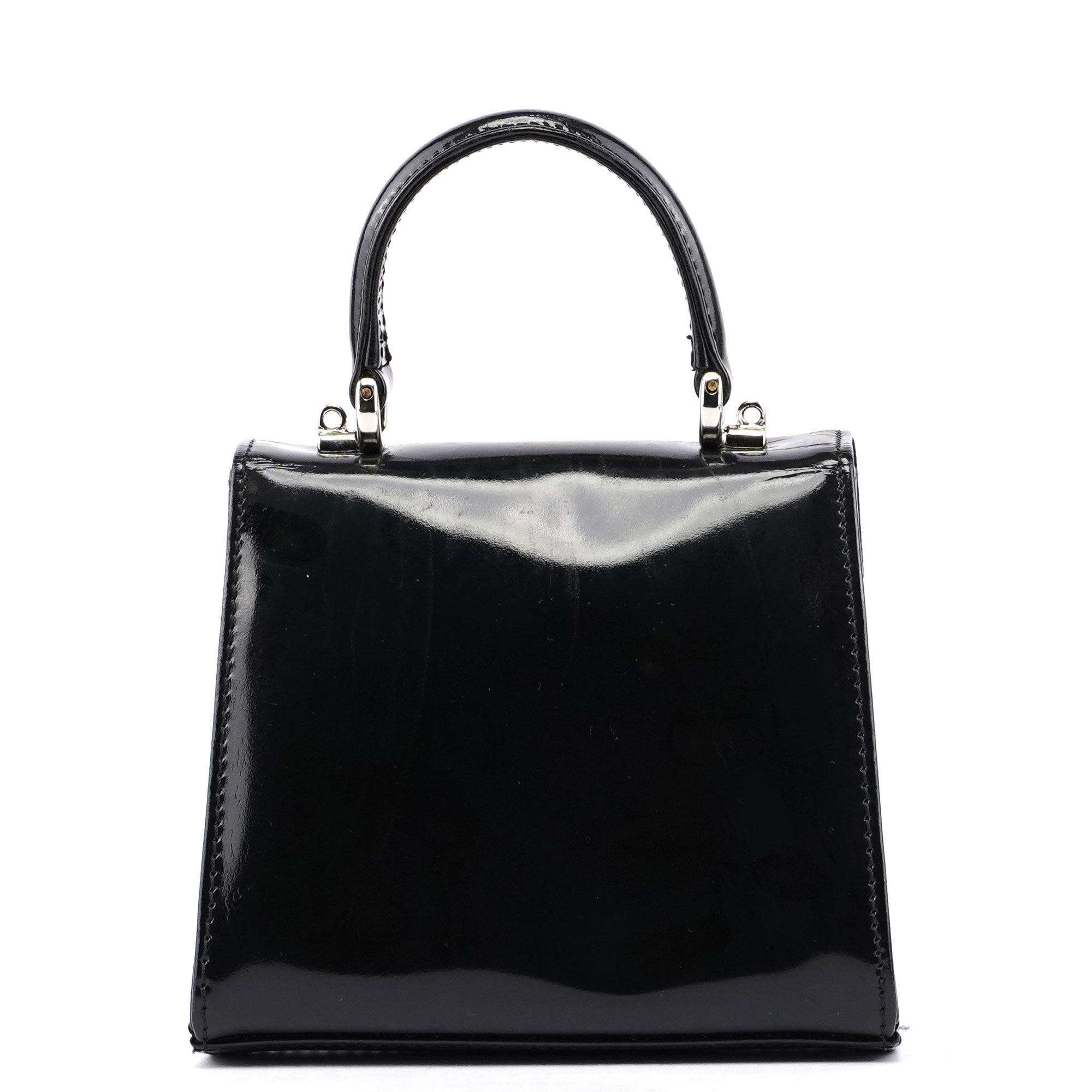 Black Patent Micro Ladylock
