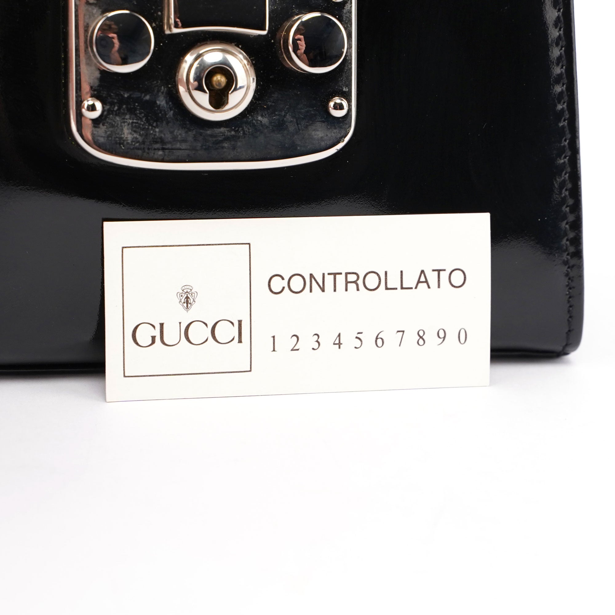 Black Patent Micro Ladylock