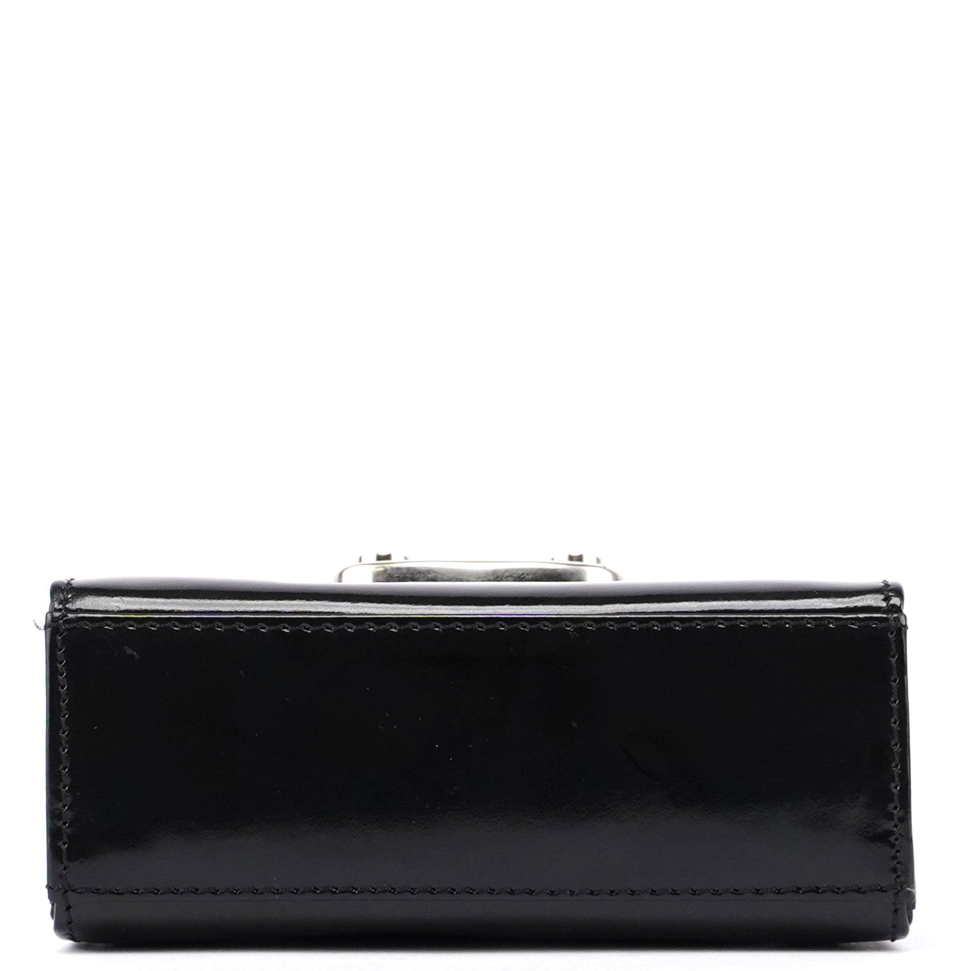Black Patent Micro Ladylock