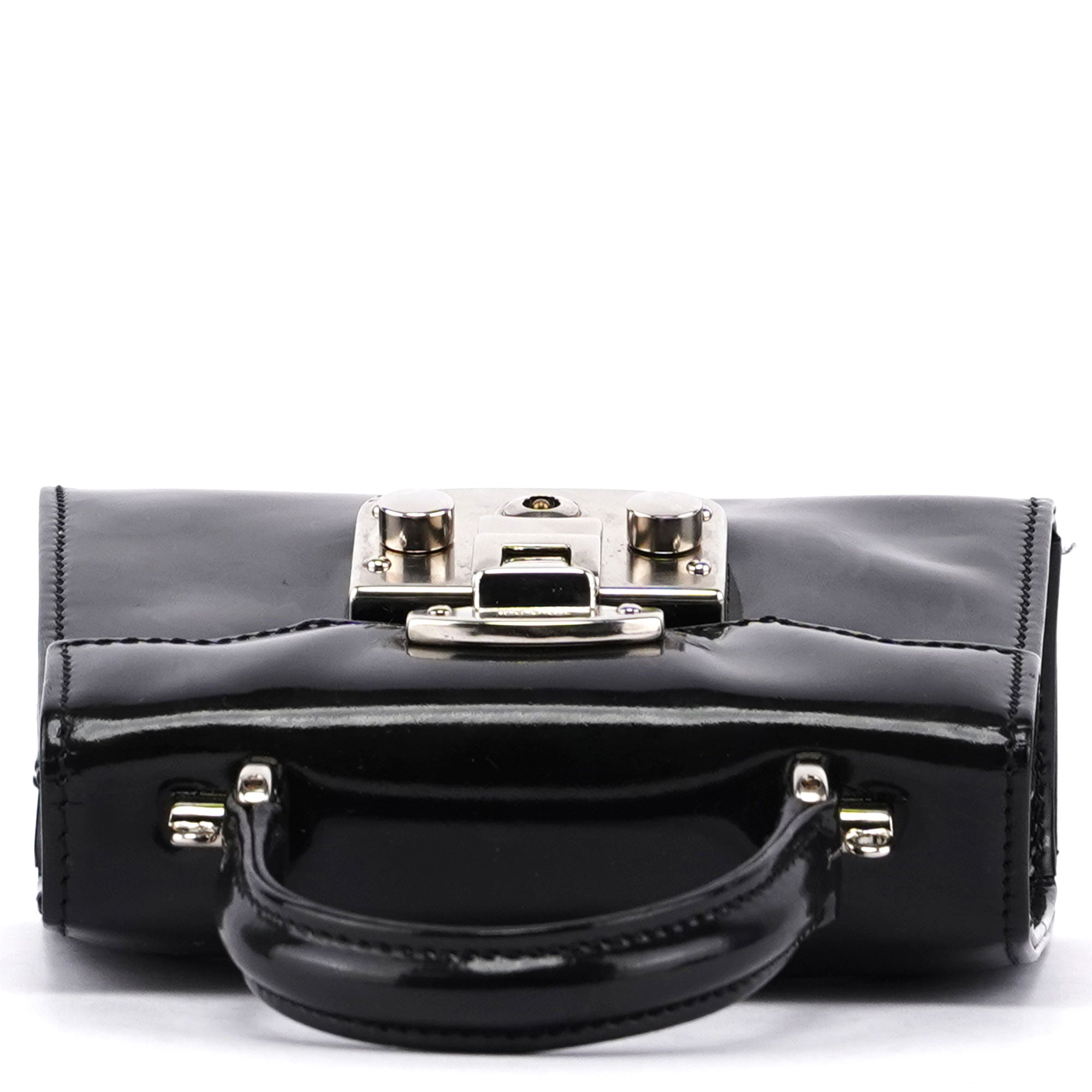 Black Patent Micro Ladylock