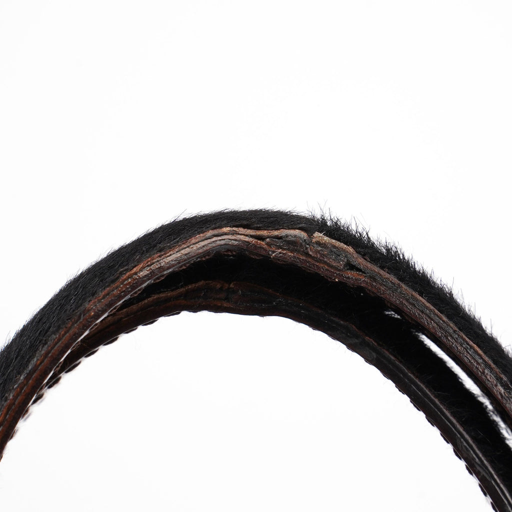 Black Pony Fur Mini Clutch Bag
