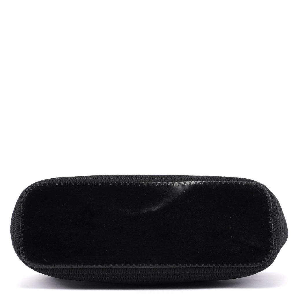 Black Quilted Bamboo Tote