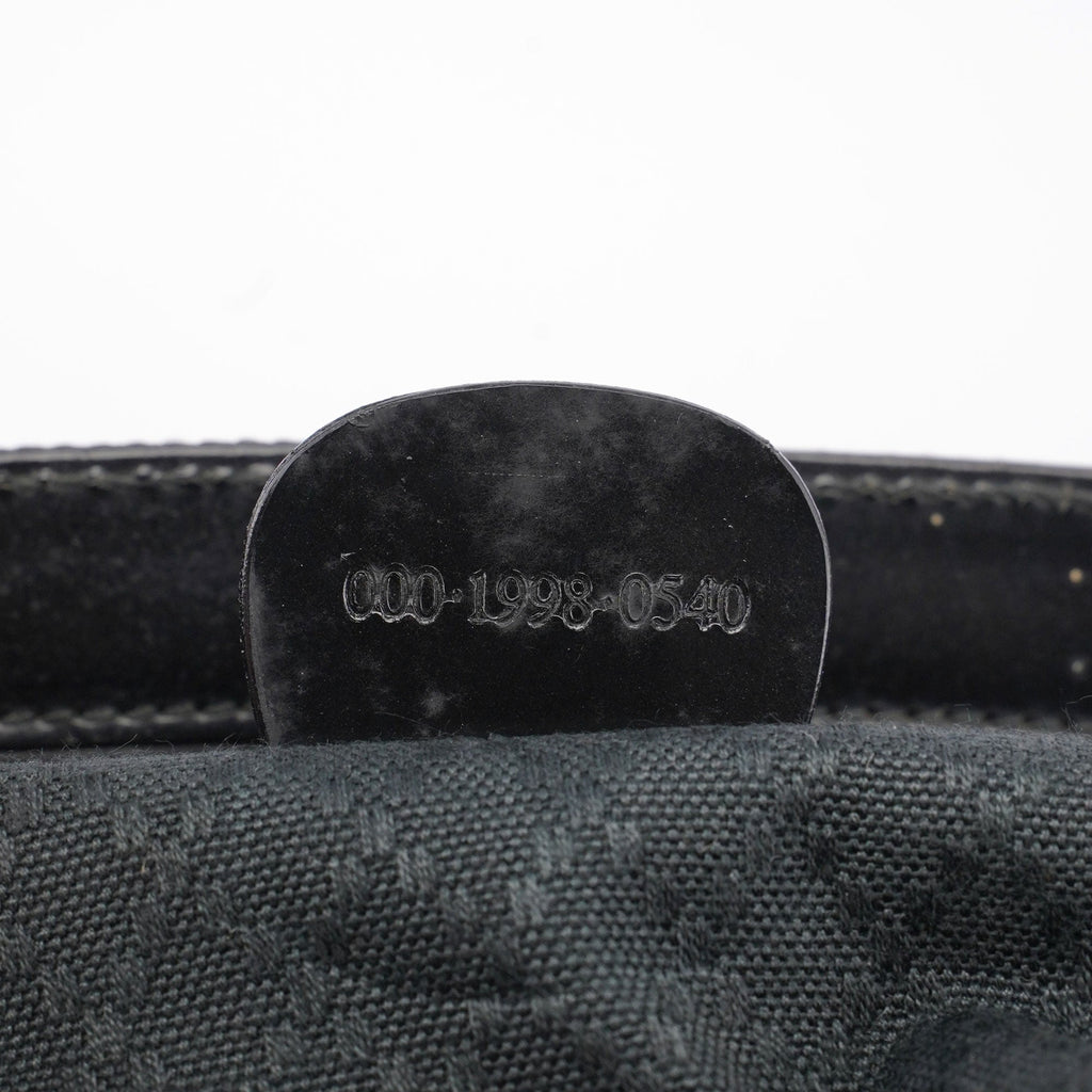 Black Quilted Bamboo Tote
