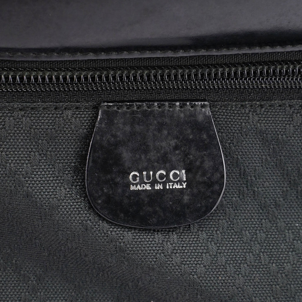 Black Quilted Bamboo Tote