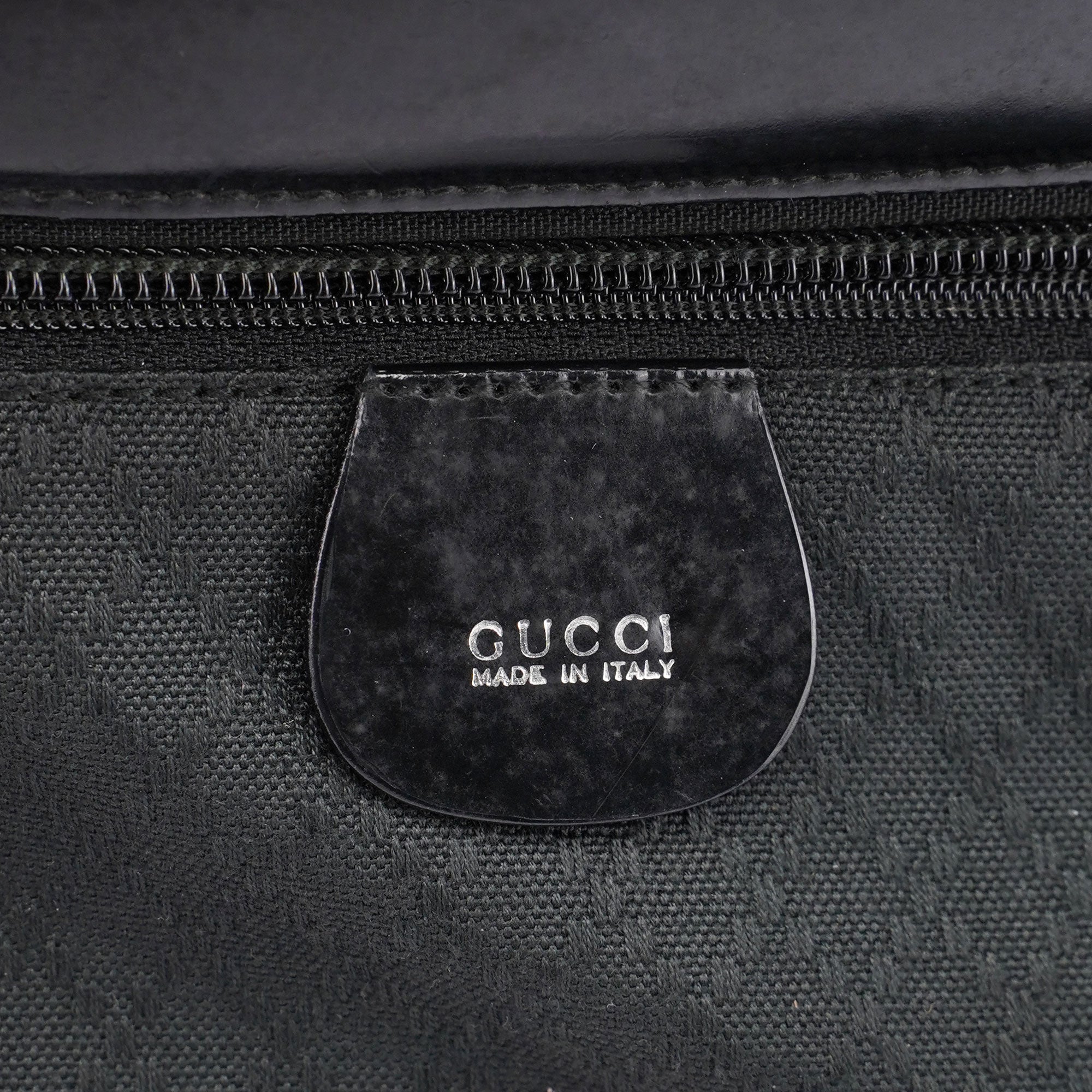 Black Quilted Bamboo Tote