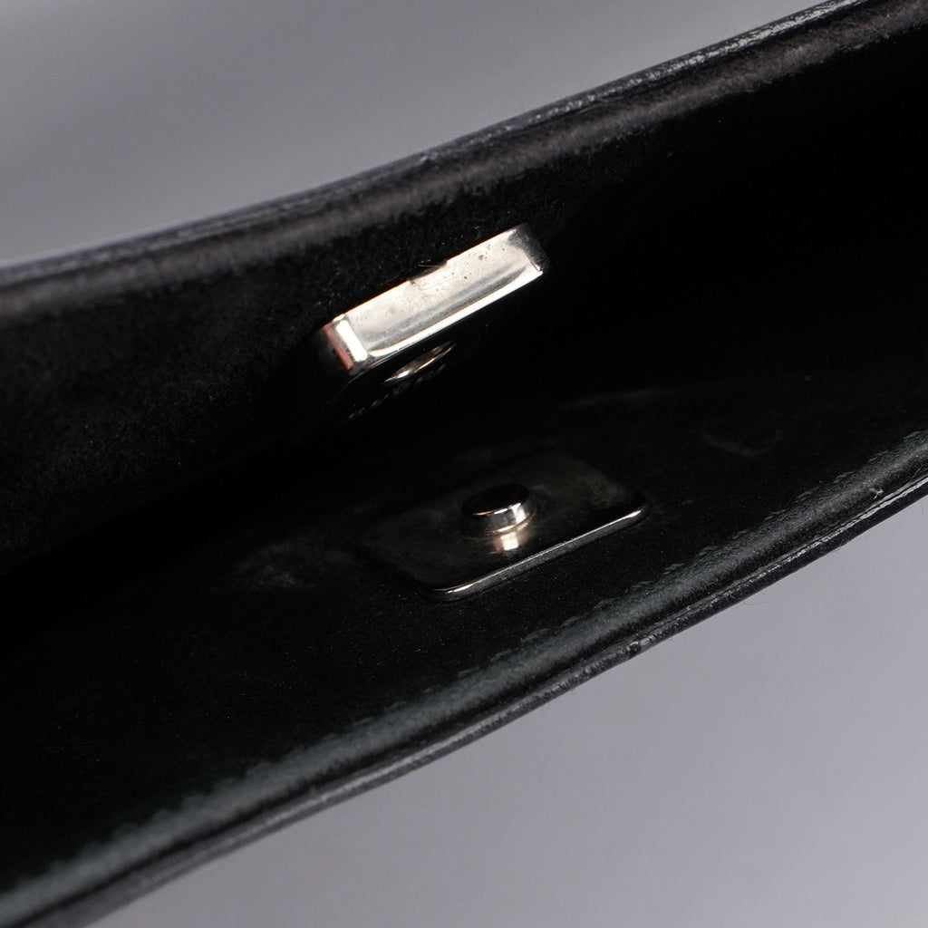 Black Red Bamboo Shoulder Bag