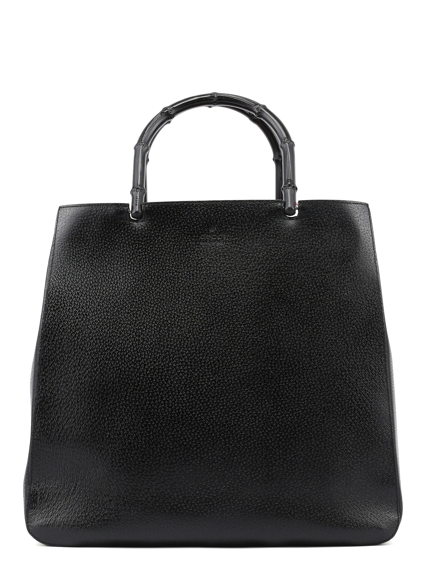 Black Red Bamboo Tote