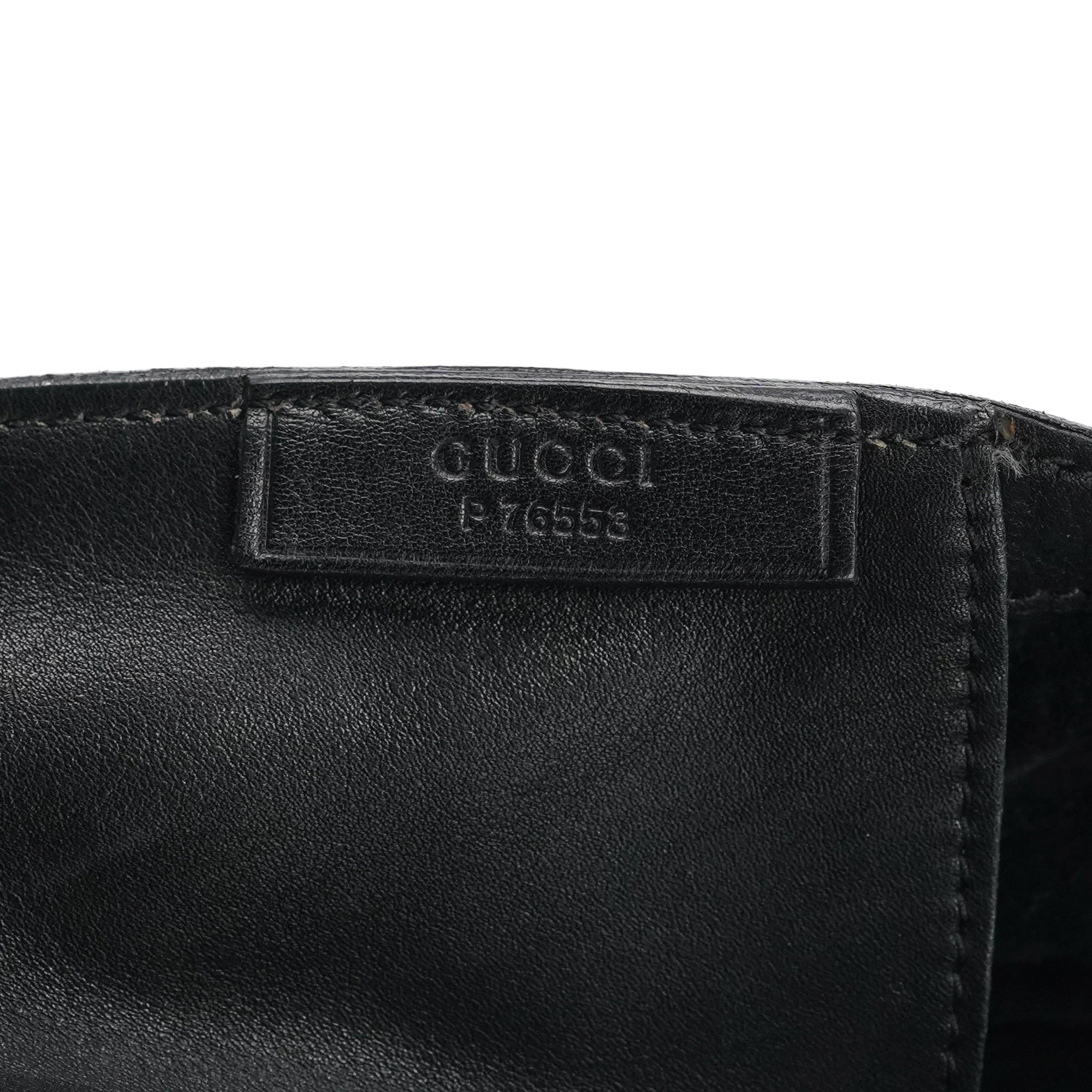 Black Ruched Leather Shoulder Bag