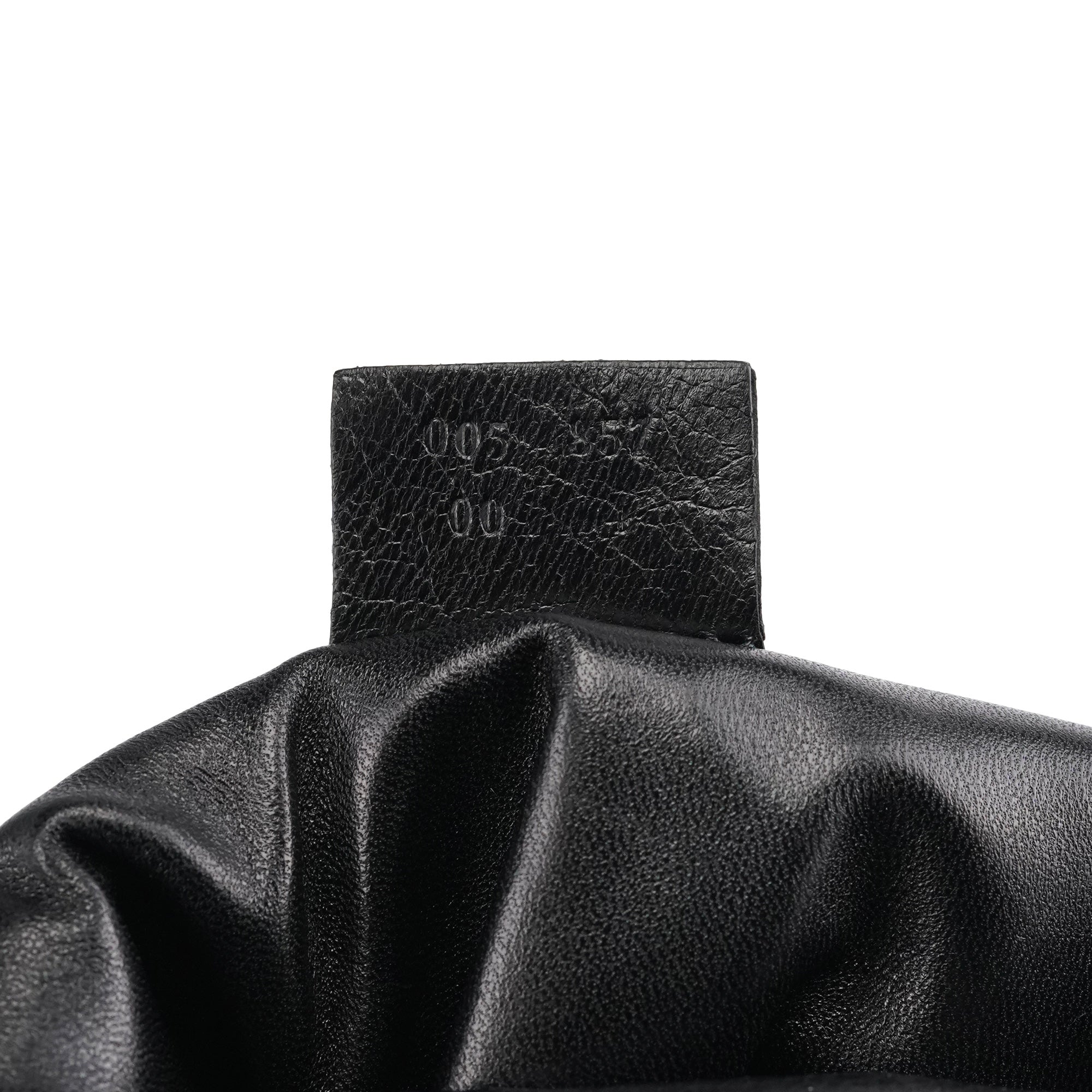 Black Satin Mini Loop Handbag