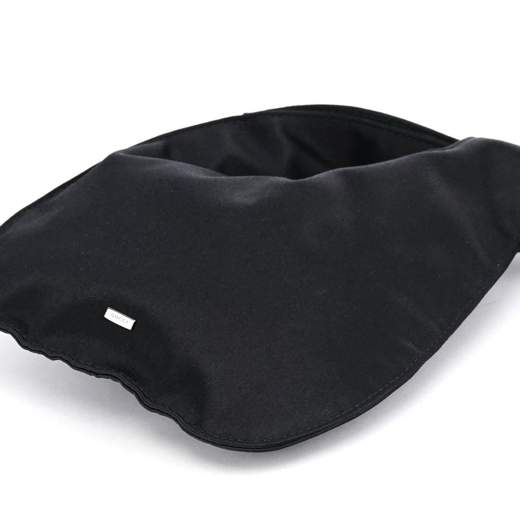 Black Satin Mini Loop Handbag