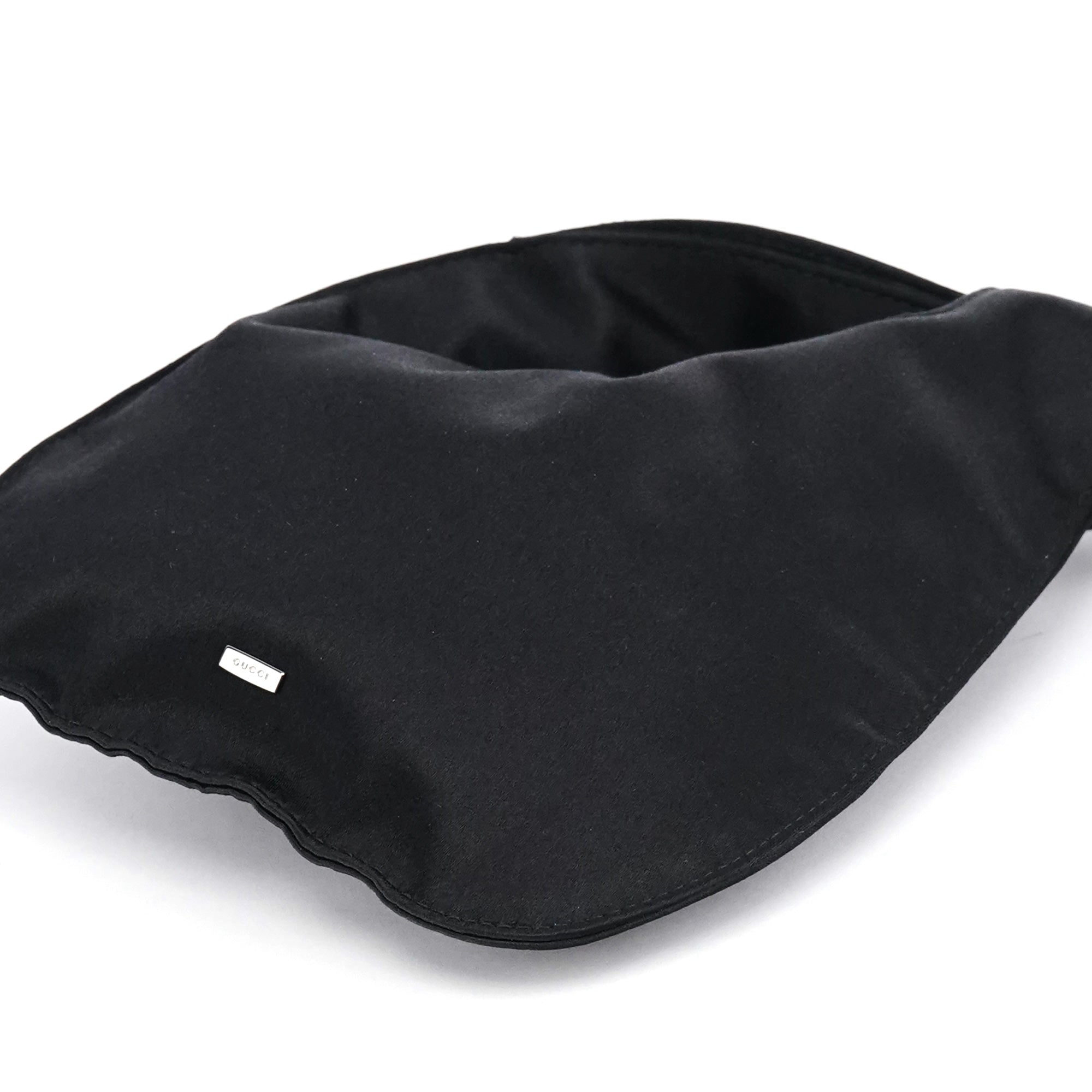 Black Satin Mini Loop Handbag