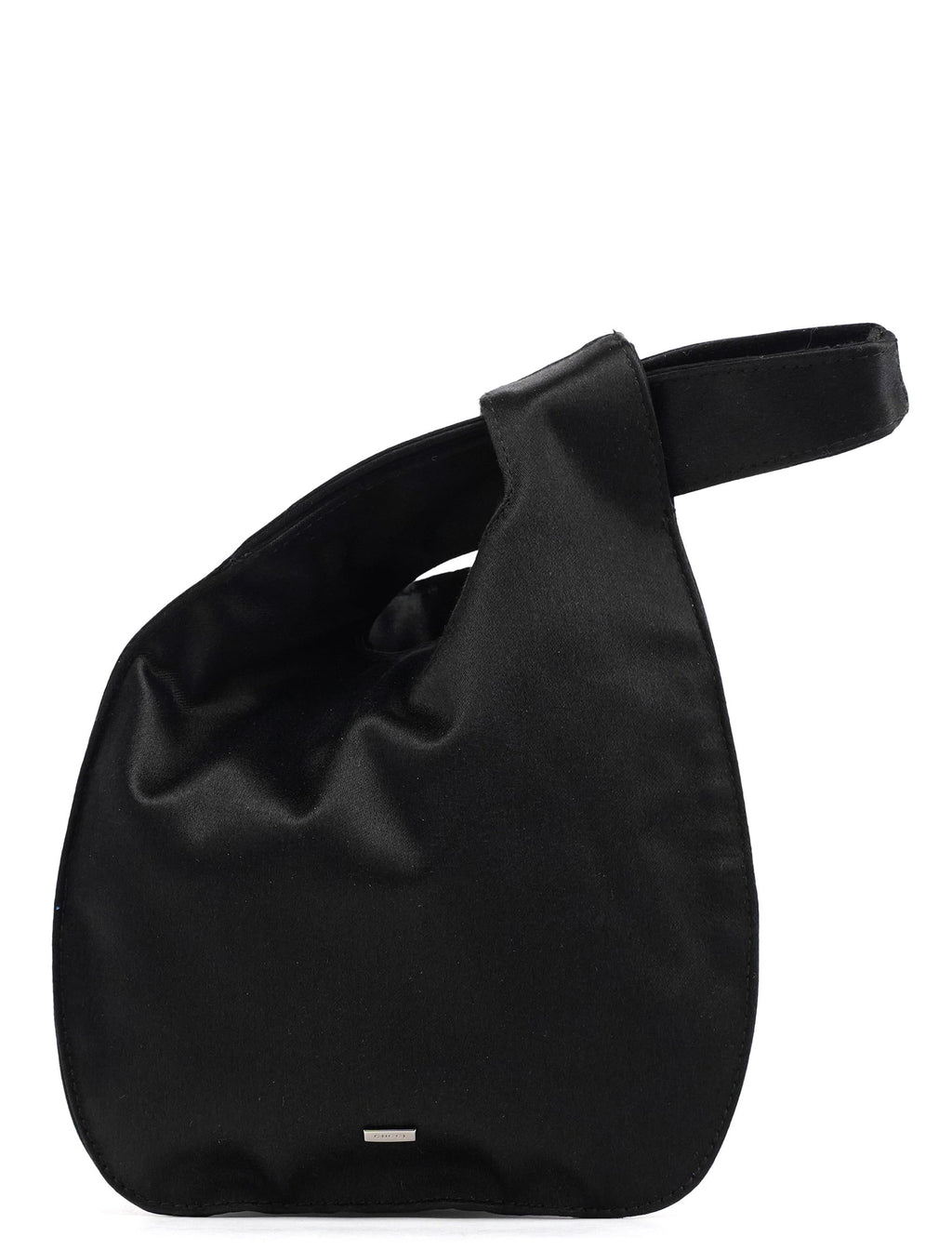 Black Satin Mini Loop Handbag