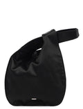 Black Satin Mini Loop Handbag