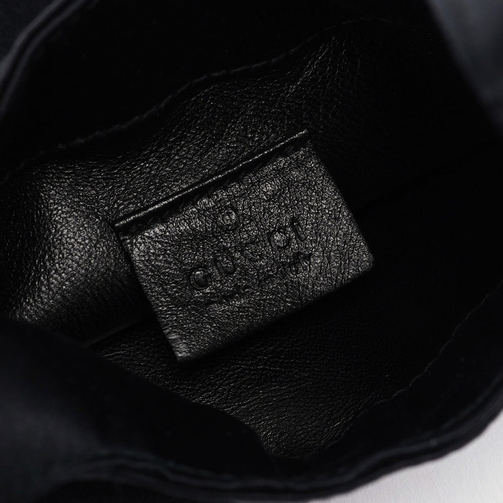 Black Satin Mini Loop Handbag