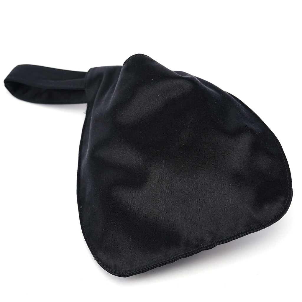 Black Satin Mini Loop Handbag