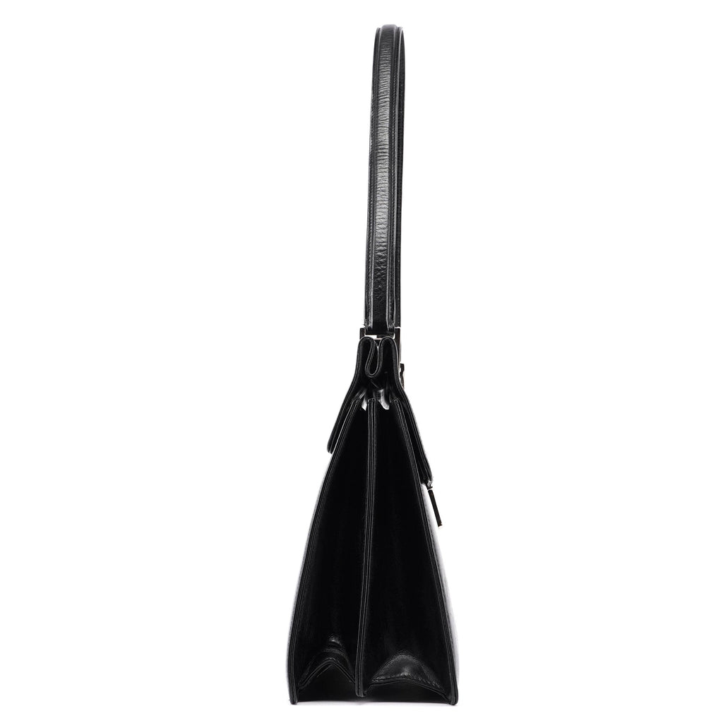 Black Silver Square G Shoulder Bag