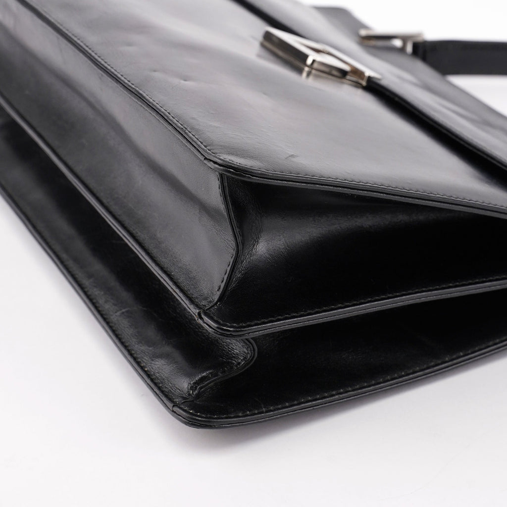 Black Silver Square G Shoulder Bag