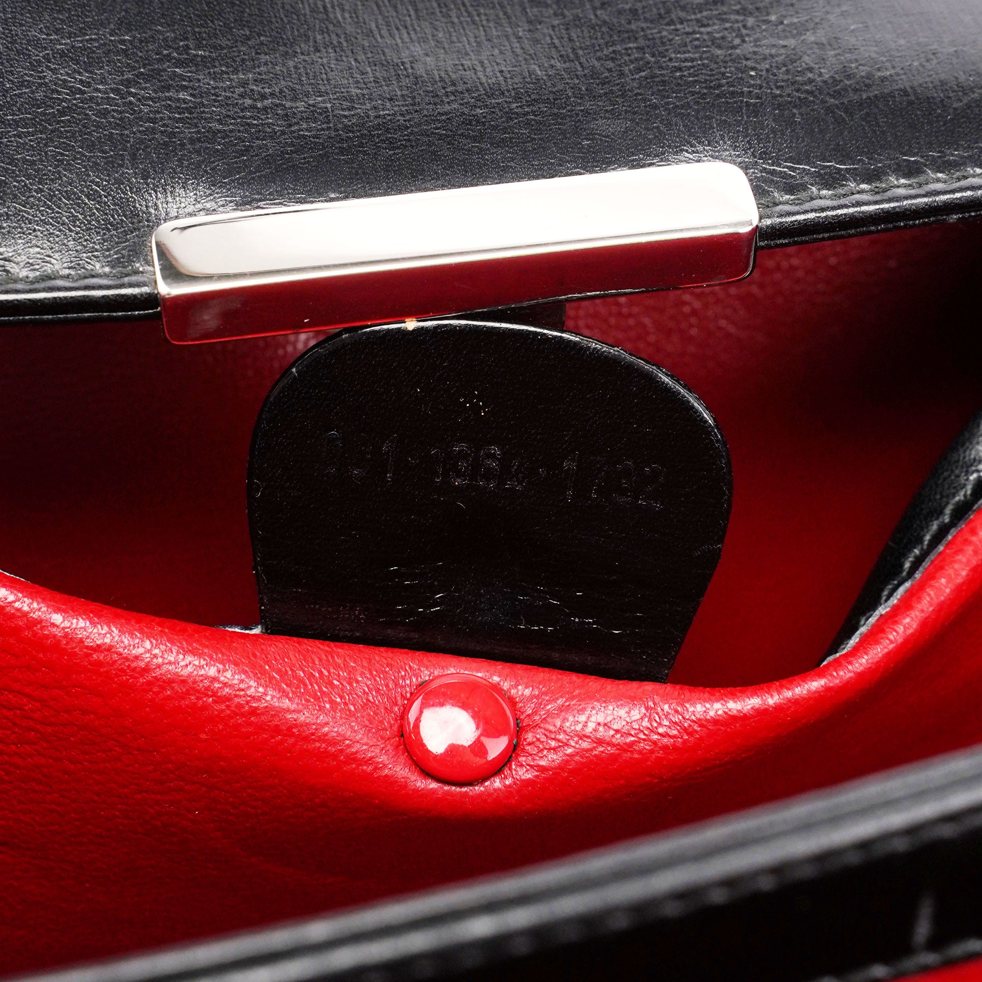 Black Silver Square G Shoulder Bag