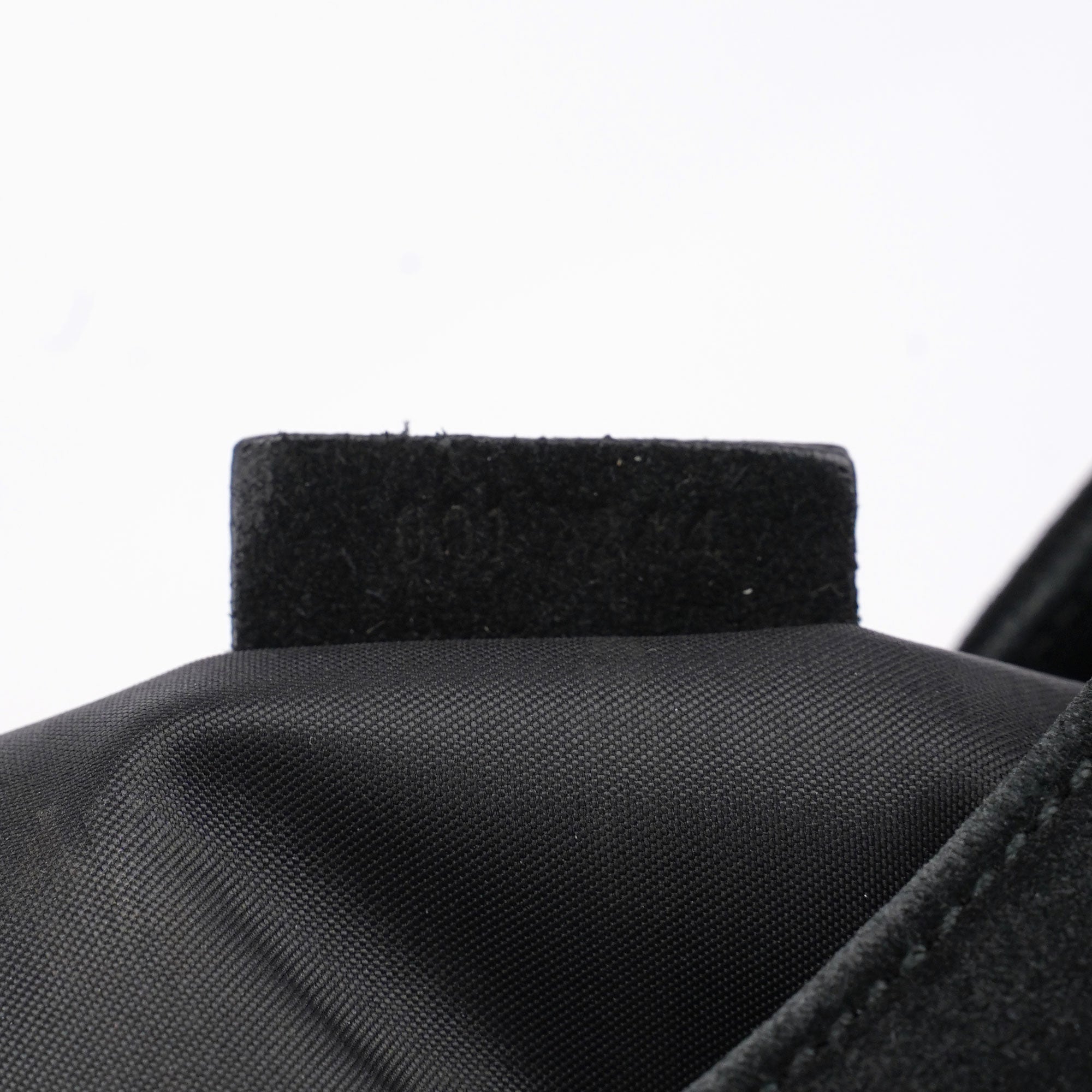 Black Suede Bamboo Hobo Shoulder Bag