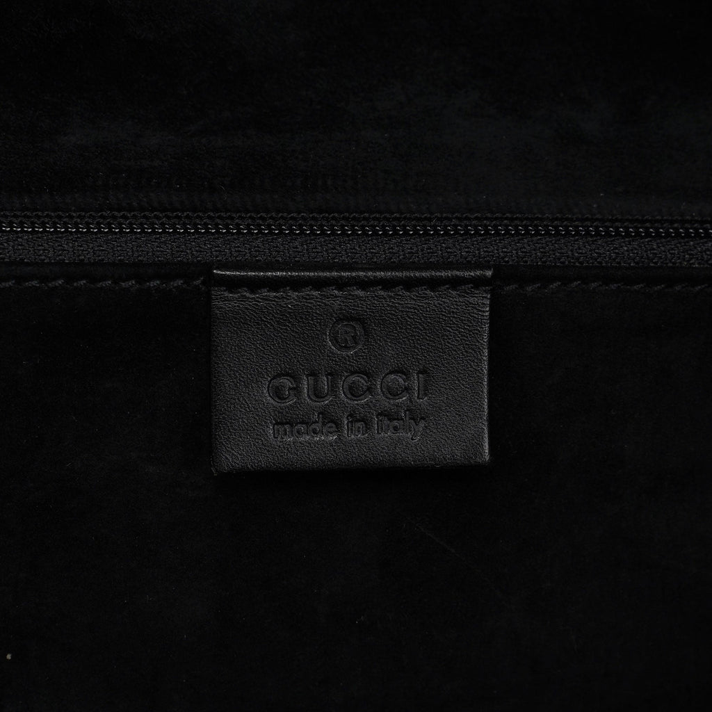 Black Suede Dual Handle Bag