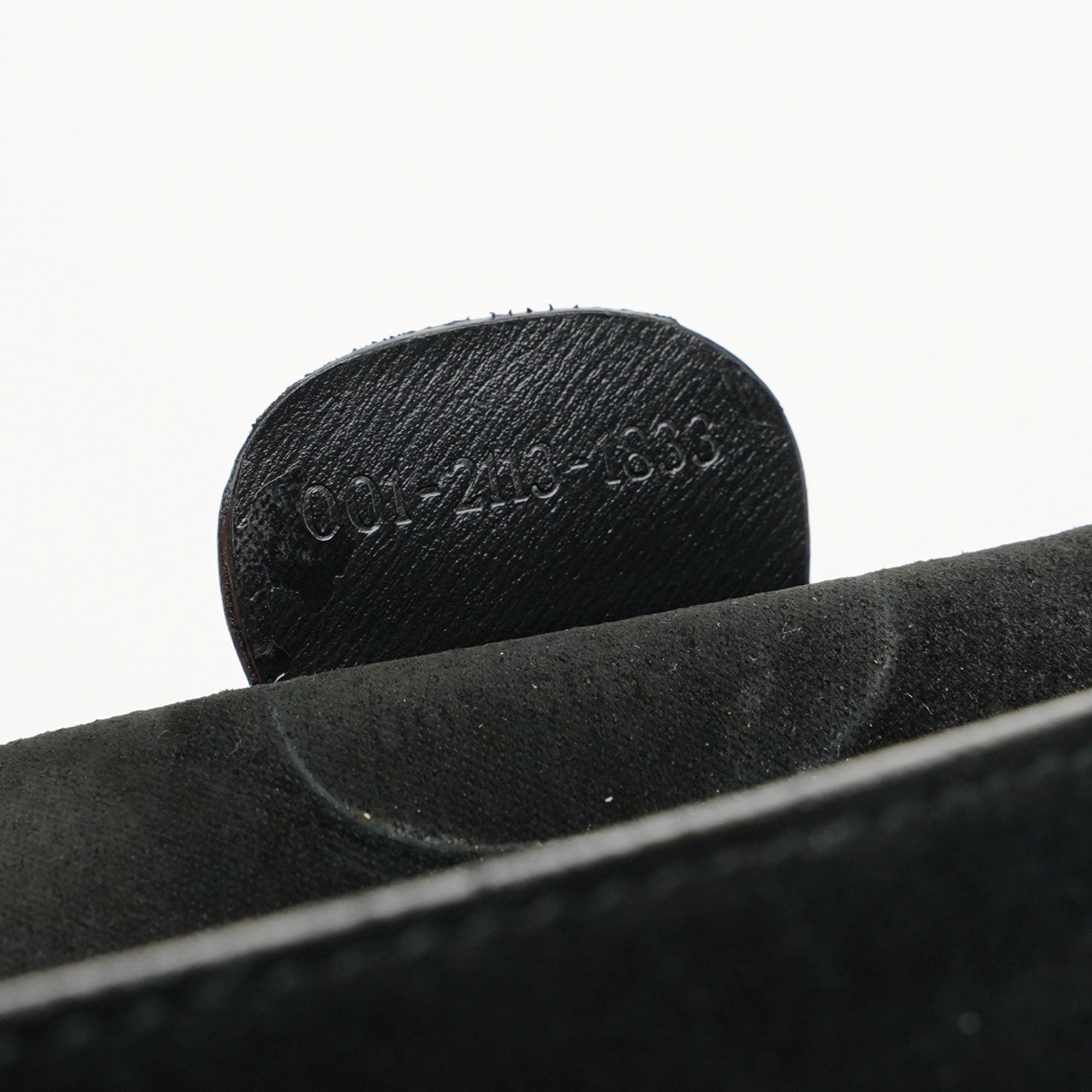Black Suede Foldable Clutch