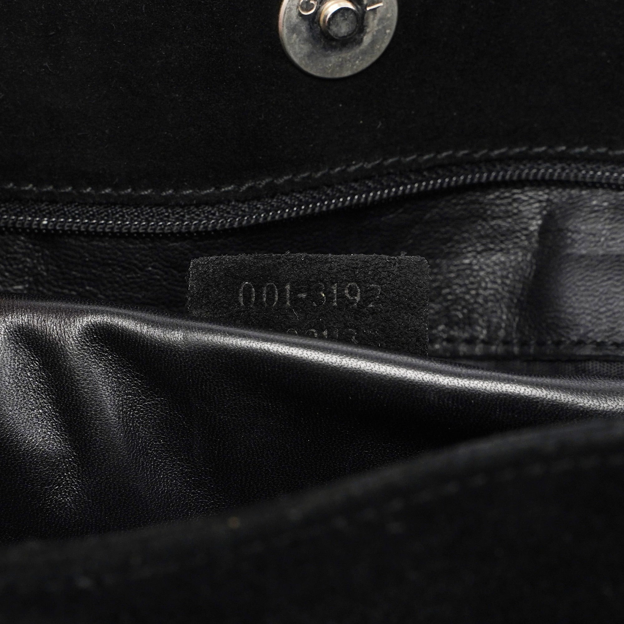 Black Suede Hobo Shoulder Bag