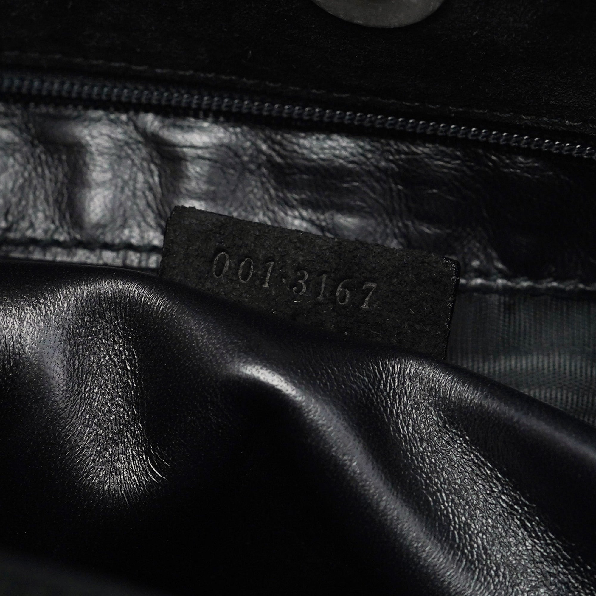 Black Suede Hobo Shoulder Bag