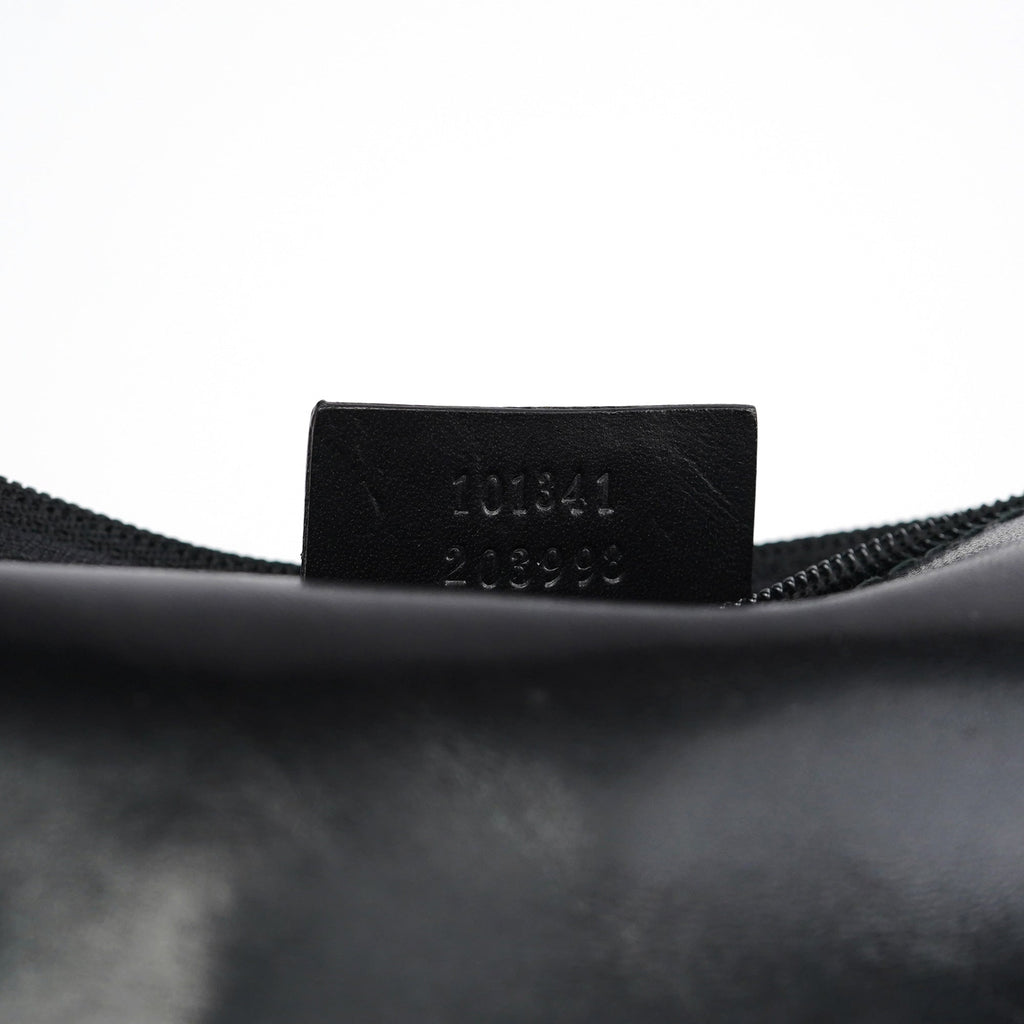 Black Suede Leather Tote Bag