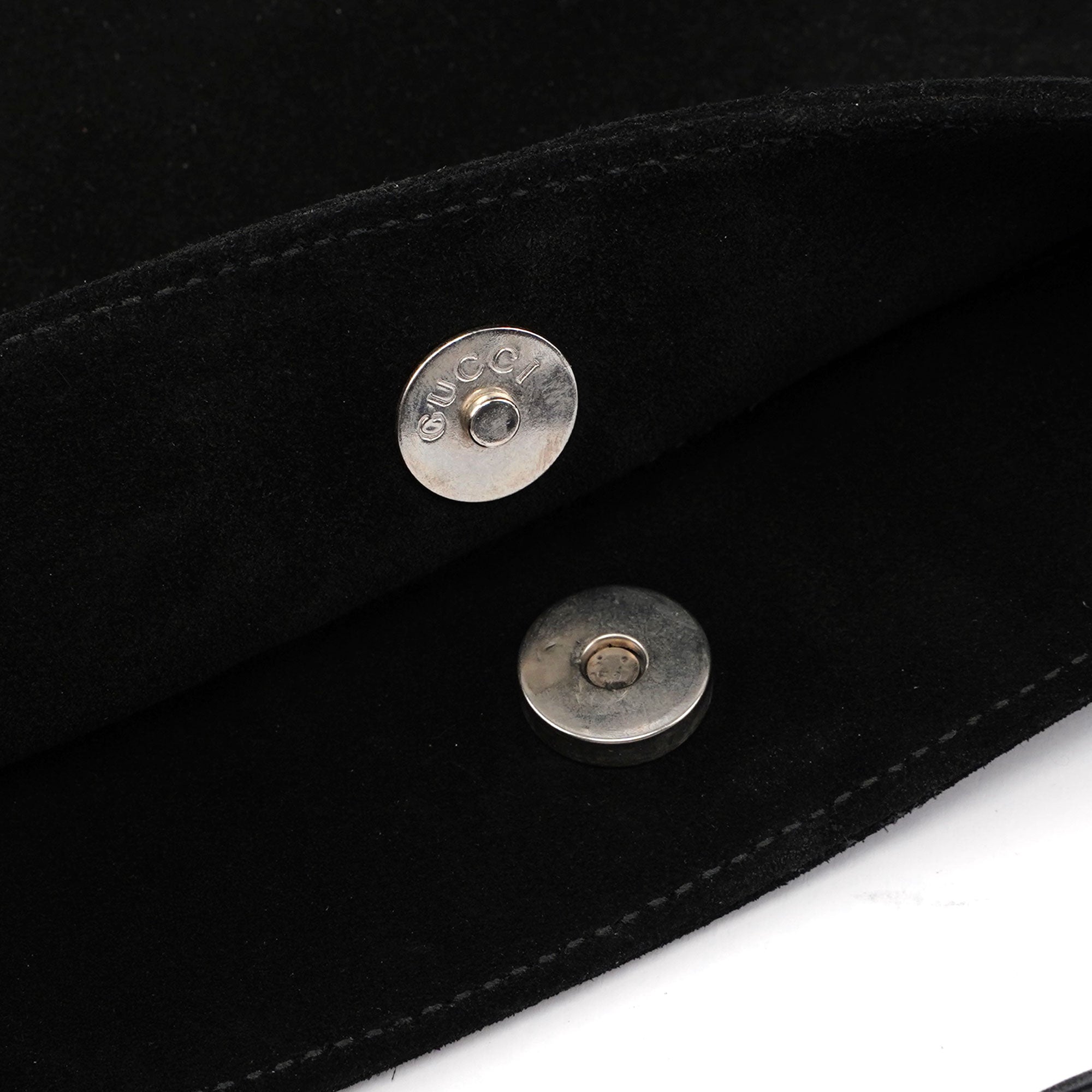 Black Suede Shoulder Bag