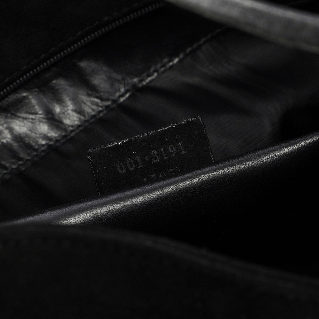 Black Suede Shoulder Bag