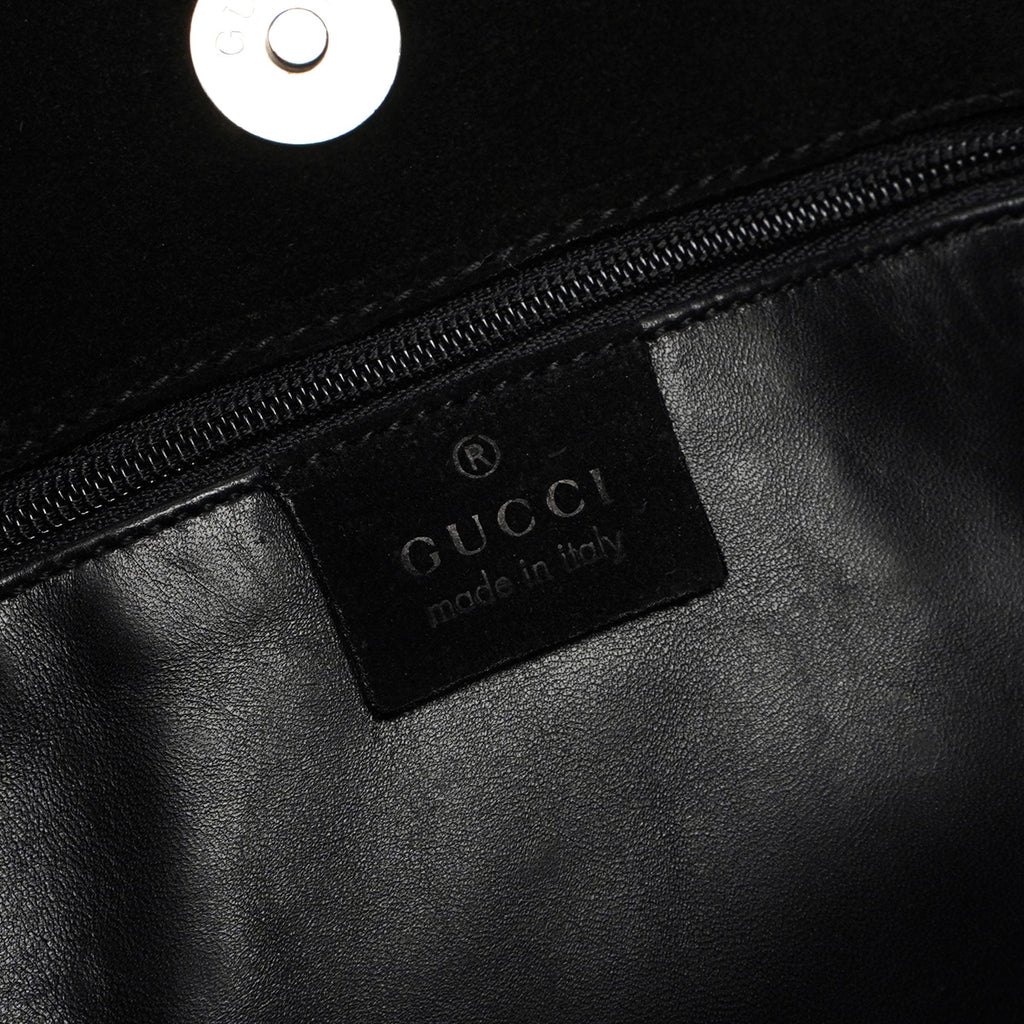 Black Suede Shoulder Bag