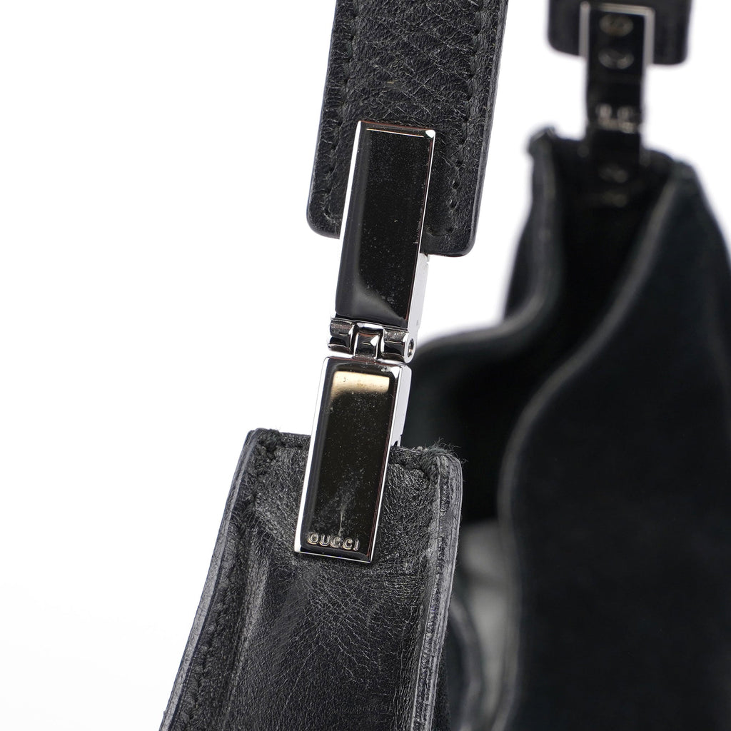 Black Suede Shoulder Bag