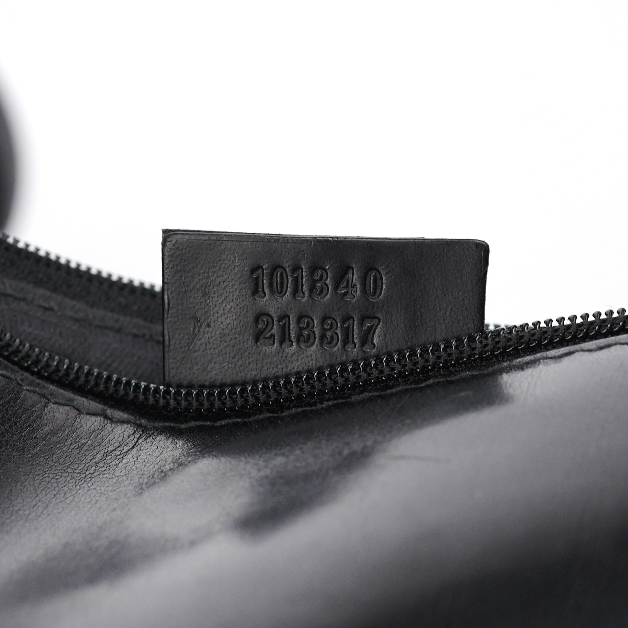 101340 Black Suede Tote Bag