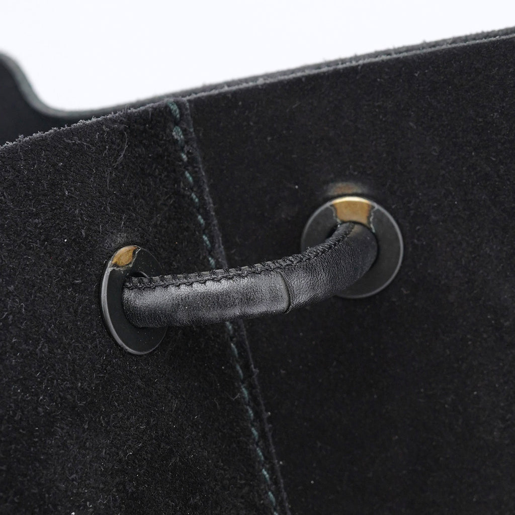 101340 Black Suede Tote Bag