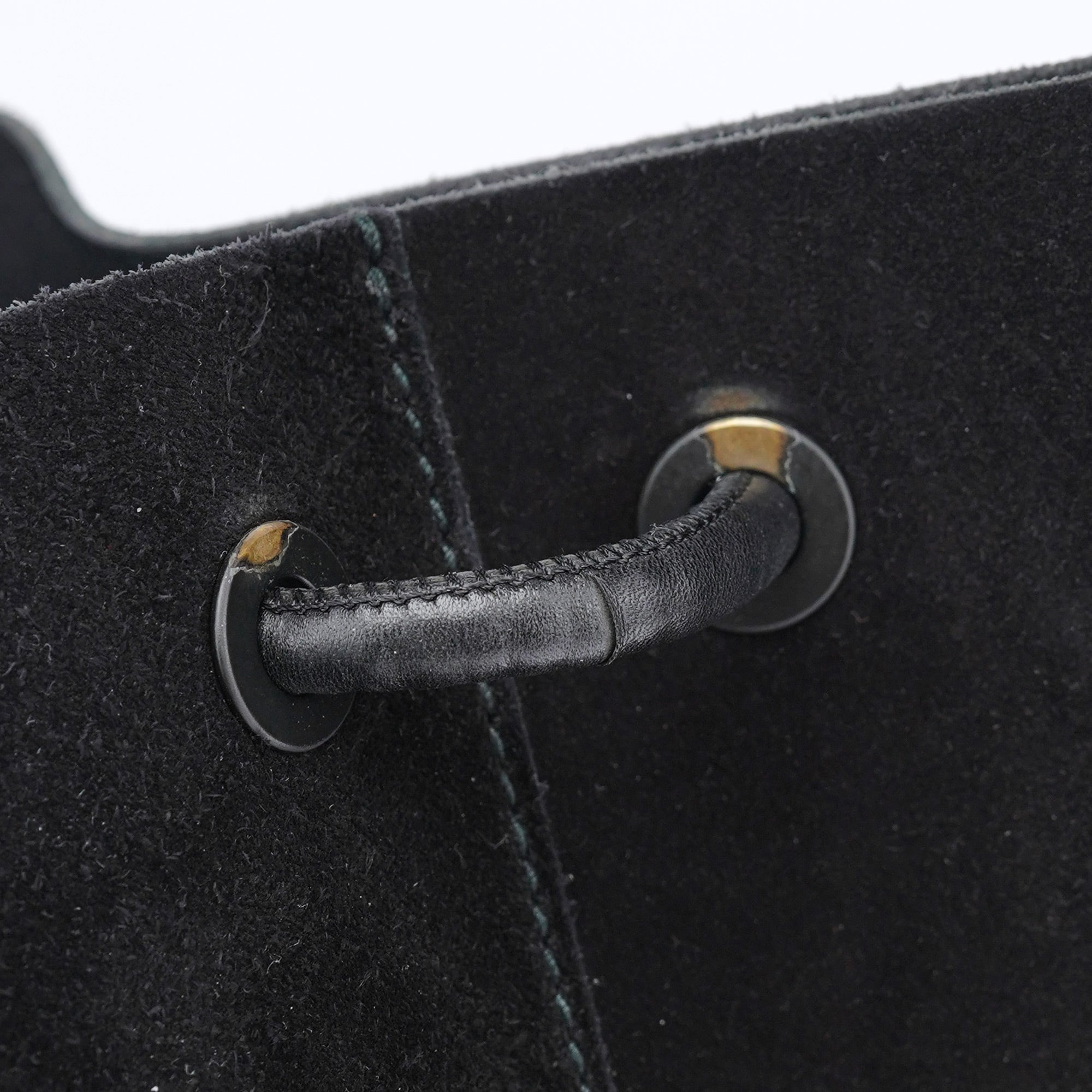 101340 Black Suede Tote Bag