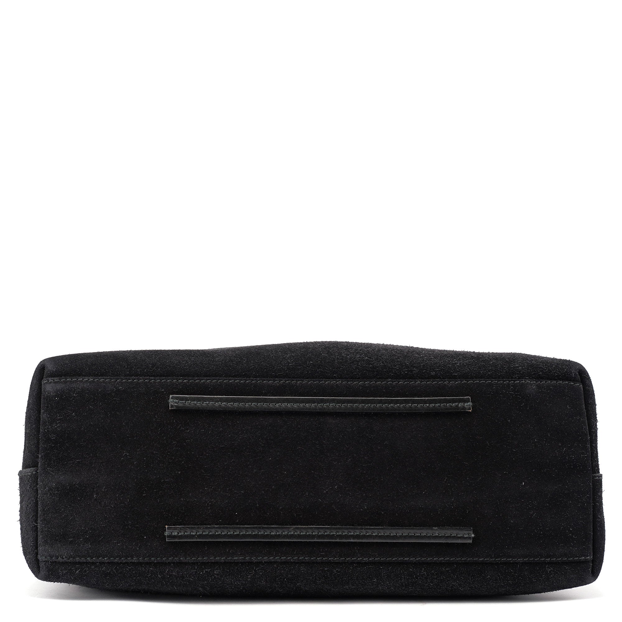 101340 Black Suede Tote Bag