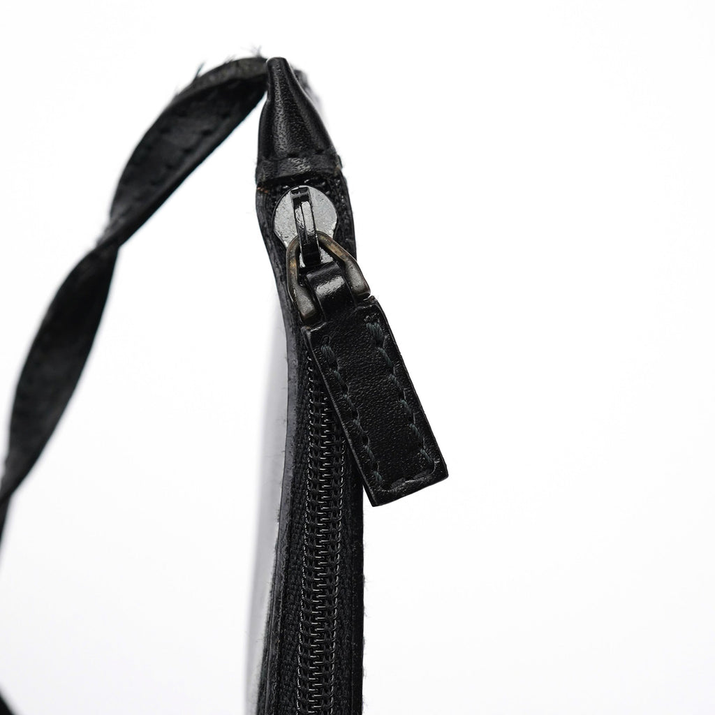 101340 Black Suede Tote Bag