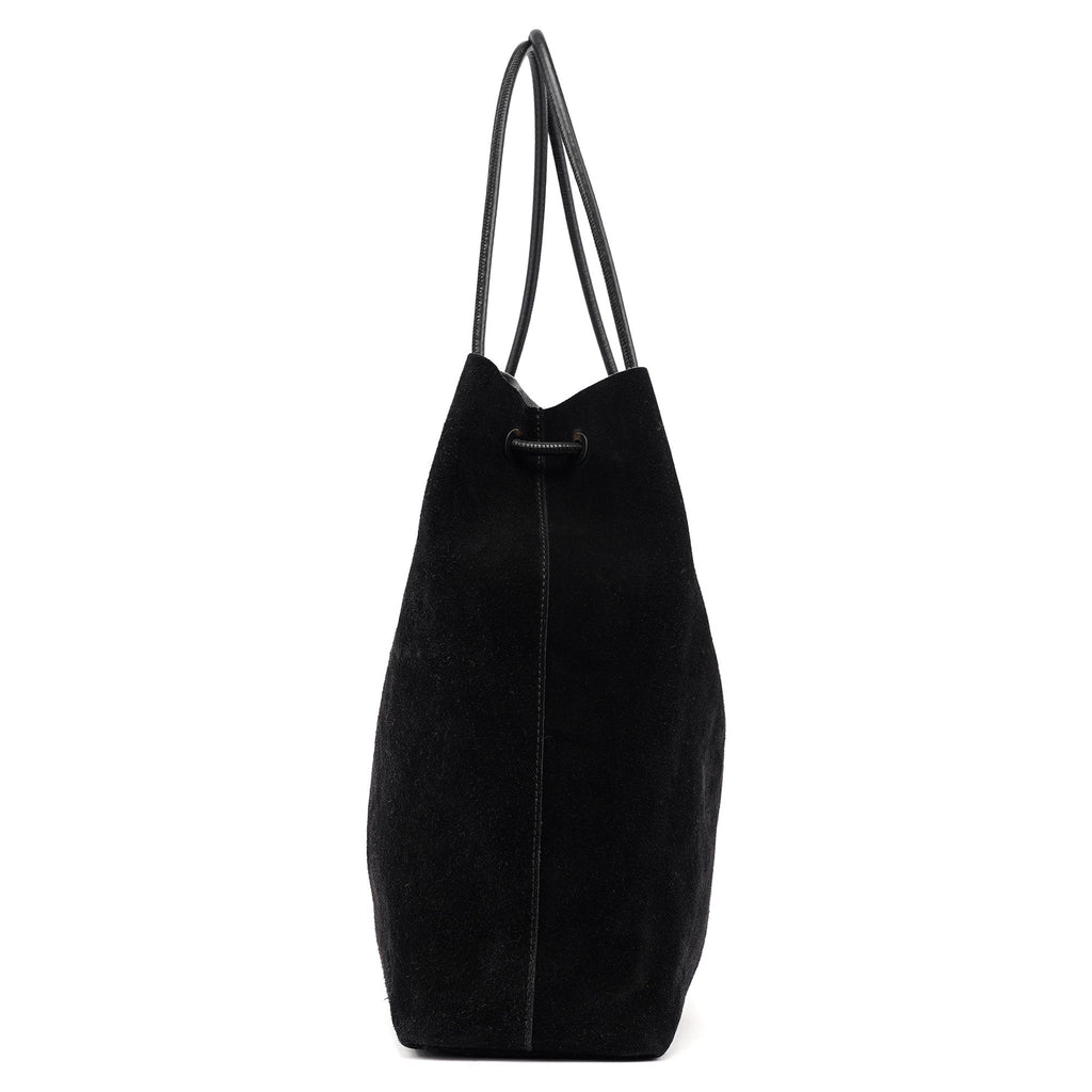 101340 Black Suede Tote Bag