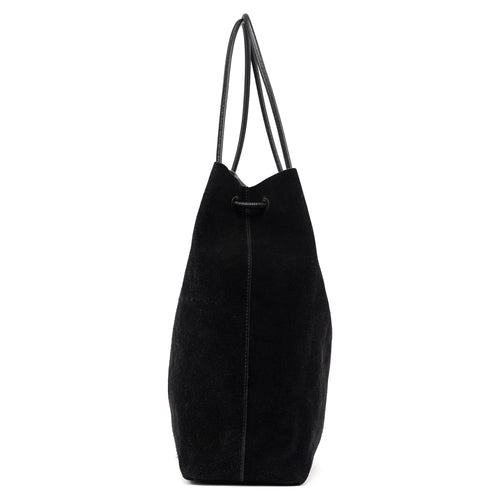 101340 Black Suede Tote Bag